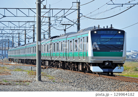 川越線 南古谷-指扇 JR東日本 E233系7000番台 105編成(川越) 川越線 南古谷-指扇 JR東日本 E233系7000番台 105編成(川越) 129964182