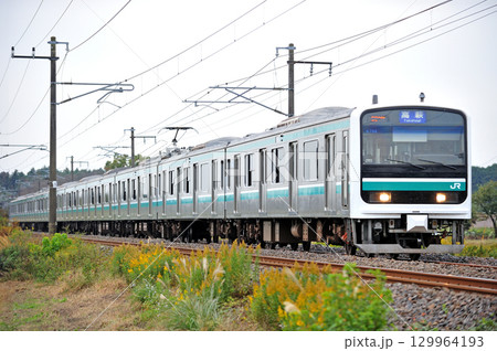 常磐線　岩間ー羽鳥　JR東日本　E501系　K704編成（勝田） 129964193