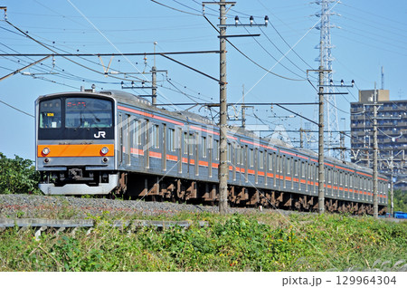 武蔵野線　東川口－東浦和　JR東日本　205系　M36編成（幕張） 129964304