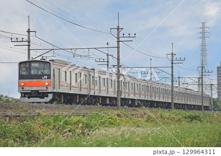 武蔵野線 東川口-東浦和 JR東日本 205系 M16編成(幕張) 武蔵野線 東川口-東浦和 JR東日本 205系 M16編成(幕張) 129964311