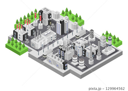 Isometric Industry 129964562