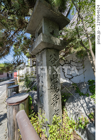 中山道赤坂宿街道沿いの景色 中山道赤坂宿街道沿いの景色 129964624