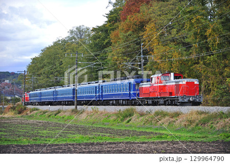 信越本線 磯部-安中 JR東日本 DD51-842+12系+DD51-888(高崎) ハンドル訓練 信越本線 磯部-安中 JR東日本 DD51-842+12系+DD51-888(高崎) ハンドル訓練 129964790
