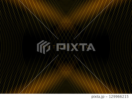 Orange minimal glowing lines abstract futuristic tech background 129966215