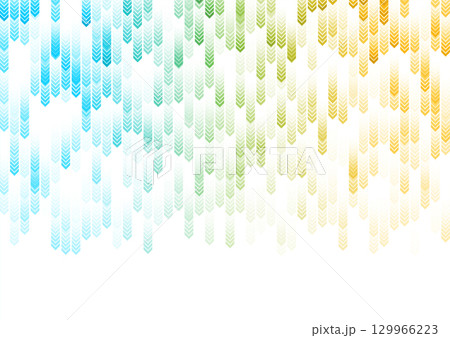 Glowing colorful minimal arrows elements abstract geometric background 129966223