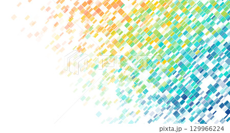 Colorful gradient mosaic squares abstract geometric concept background Colorful gradient mosaic squares abstract geometric concept background 129966224