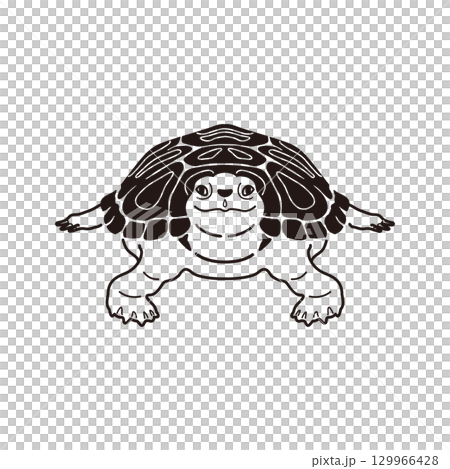烏龜設計插圖 烏龜設計插圖 129966428