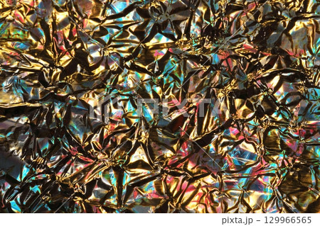 メタリックな抽象模様の背景素材 129966565