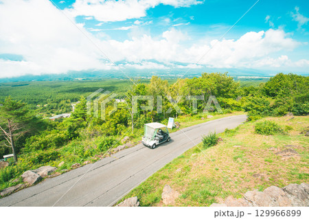長野県天空カートの絶景 長野県天空カートの絶景 129966899