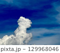 夏の青空に白い雲 129968046