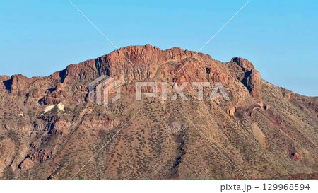 Breathtaking and stunning Rocky Mountain landscape featuring vibrant desert flora in an arid region Breathtaking and stunning Rocky Mountain landscape featuring vibrant desert flora in an arid region 129968594