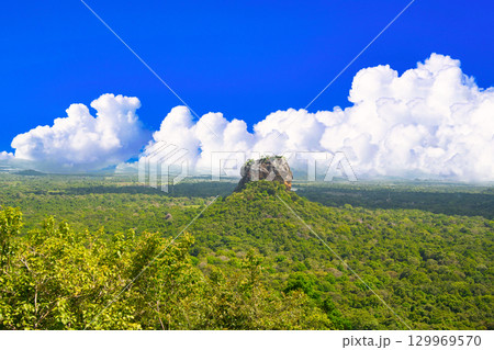 ピドゥランガラロックから見たシギーリヤロックの絶景 129969570