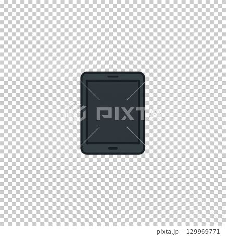 iPad color icon, material, no background, illustration, digital 129969771