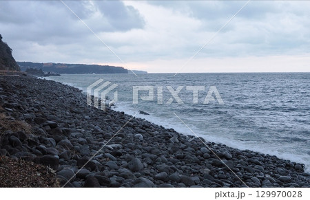 海　朝焼け 129970028