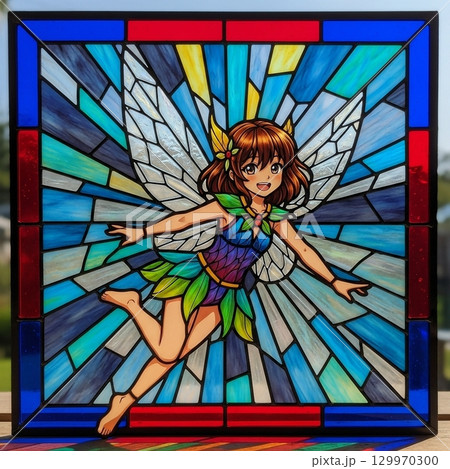 美しい妖精の女の子 129970300