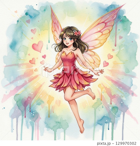 美しい妖精の女の子 美しい妖精の女の子 129970302