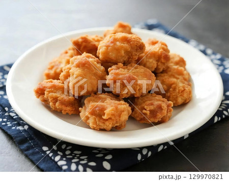 黄金色のジューシーから揚げ 黄金色のジューシーから揚げ 129970821