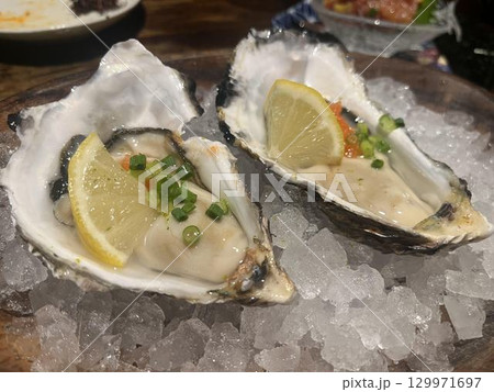 新鮮な牡蠣 新鮮な牡蠣 129971697