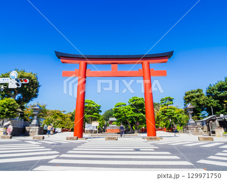 鎌倉　鶴岡八幡宮　三の鳥居 129971750