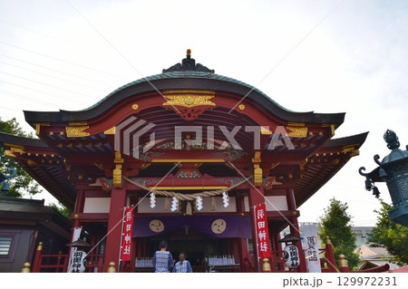 例大祭の羽田神社　東京 129972231