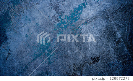 Blue designed grunge texture background with space for text or image. 129972272