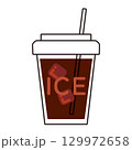 透過アイスコーヒー 129972658