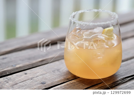 自宅で作ったピンクグレープフルーツのソルティドッグ 自宅で作ったピンクグレープフルーツのソルティドッグ 129972699