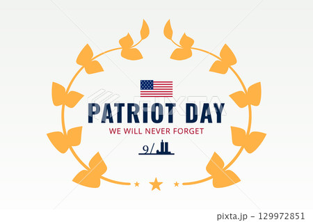 patriot day we will never forget tribute 129972851