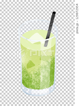 Matcha Latte 129972954
