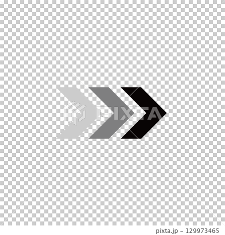 簡單箭頭漸層圖向量 簡單箭頭漸層圖向量 129973465