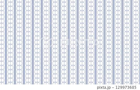 線幅に違いがあるラフで滲んだ輪違い模様 線幅に違いがあるラフで滲んだ輪違い模様 129973685