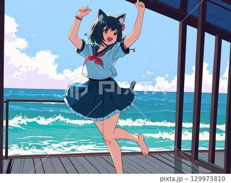 猫耳少女 猫耳少女 129973810