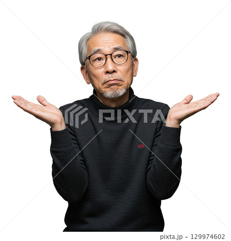 困ったシニア 129974602