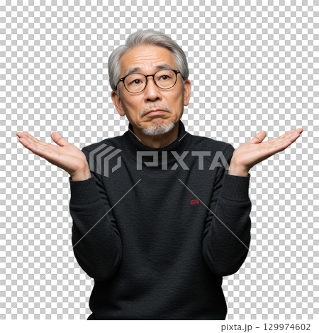 困ったシニア 129974602