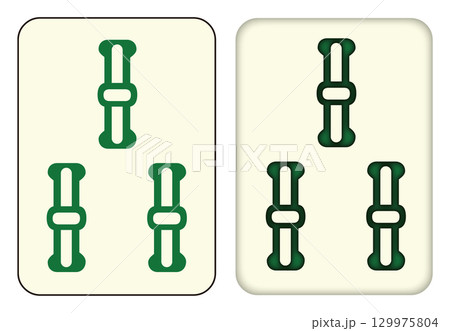 麻雀牌_三筒／サンピン_3 129975804