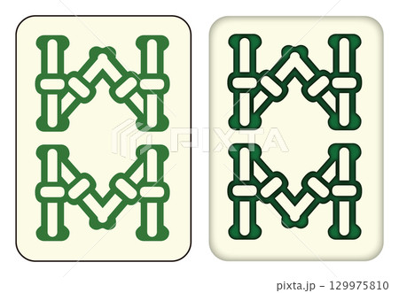 麻雀牌_八索／パーソー_8 129975810