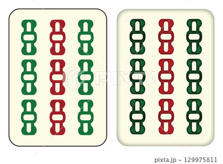 麻雀牌_九索／キューソー_9 129975811