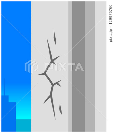 コンクリートクラック 129976760