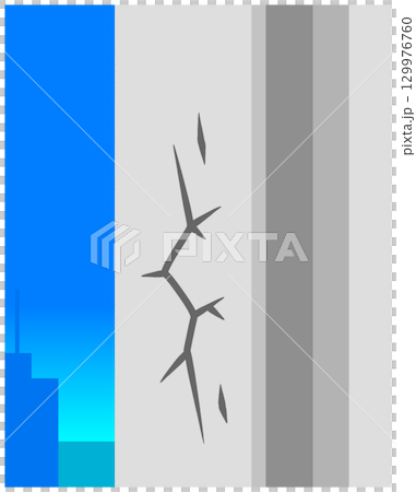 コンクリートクラック 129976760