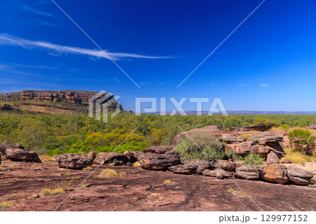 オーストラリア ノーザンテリトリーのNawurlandjaの岩山からの景色 オーストラリア ノーザンテリトリーのNawurlandjaの岩山からの景色 129977152