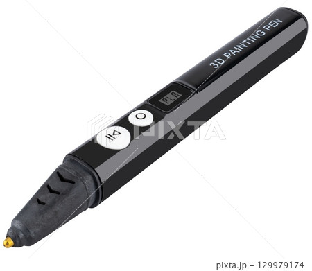 A lightweight and convenient 3D pen with adjustable plastic feed. 129979174