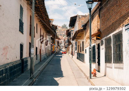 Viewpoint of Santa Apolonia in Cajamarca , Peru - november 2, 2024 129979302