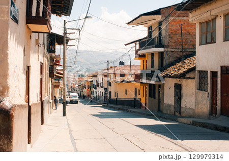 Viewpoint of Santa Apolonia in Cajamarca , Peru - november 2, 2024 129979314