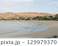 Mancora, Piura - Peru - April 2 2025 main avenue of the town  129979370