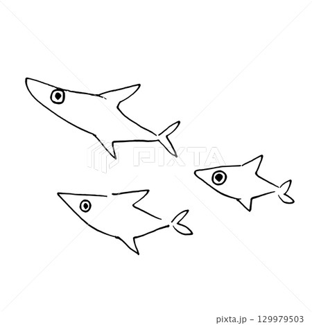 魚の親子 129979503