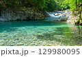 【長野県】阿寺渓谷　狸ヶ淵の渓谷美 129980095