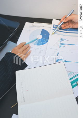 Success, audience with an applause and in a business meeting at work with a lens flare together. Achievement or celebration, motivation and businesspeople clapping hands for good news or support 129981867