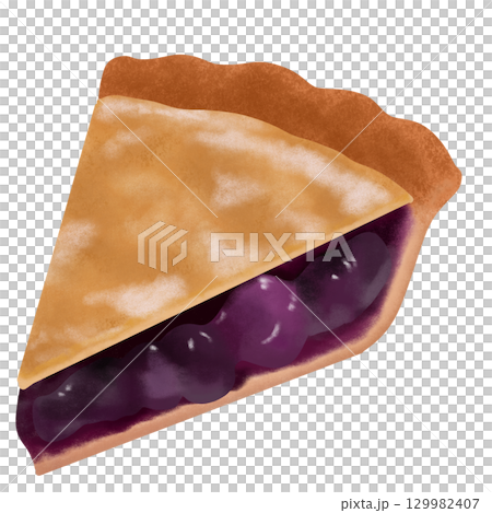 ブルーベリーパイ 129982407