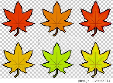 秋天的樹葉 秋天的樹葉 129983213