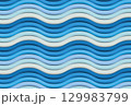 波打った3dの曲線 129983799